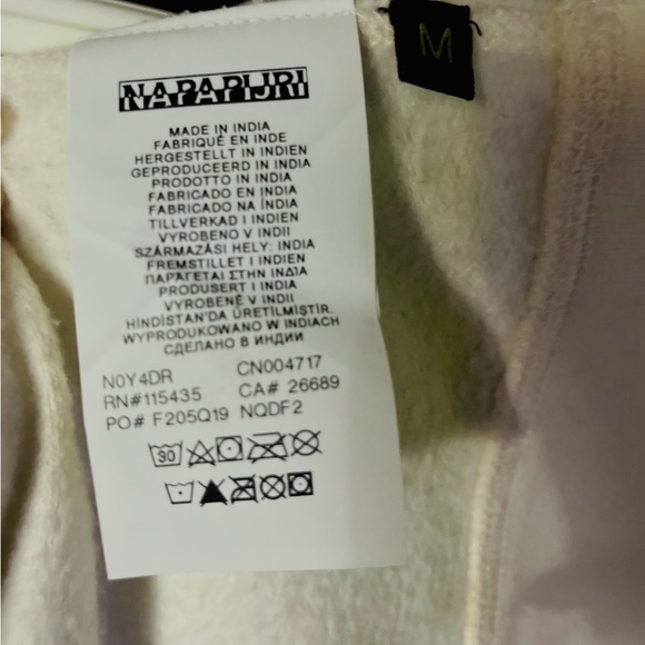 NAPAPIJRI Geographic Lambswool/Cotton blend Aztec print  hoodie Women’s size M - Picture 14 of 14